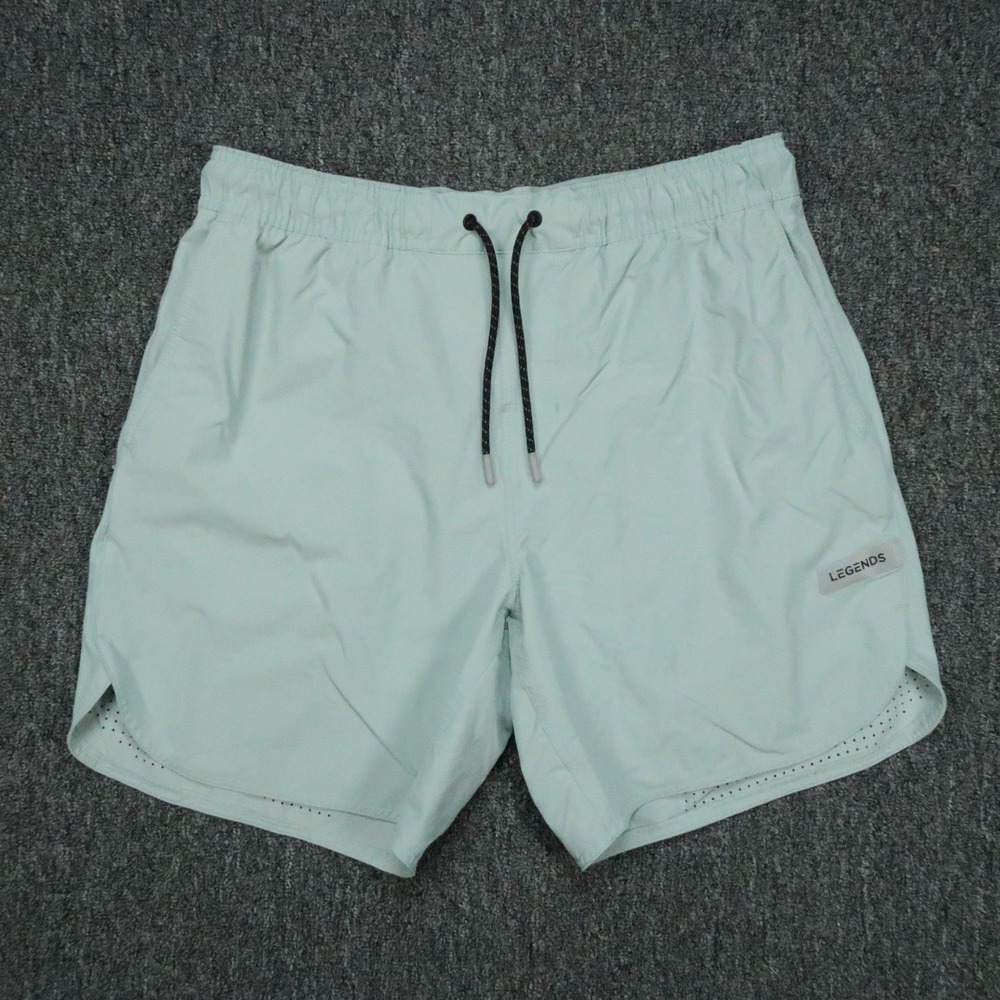 Legends Shorts Mens Large Blue Luka HD Performance Stretch Zip Pocket